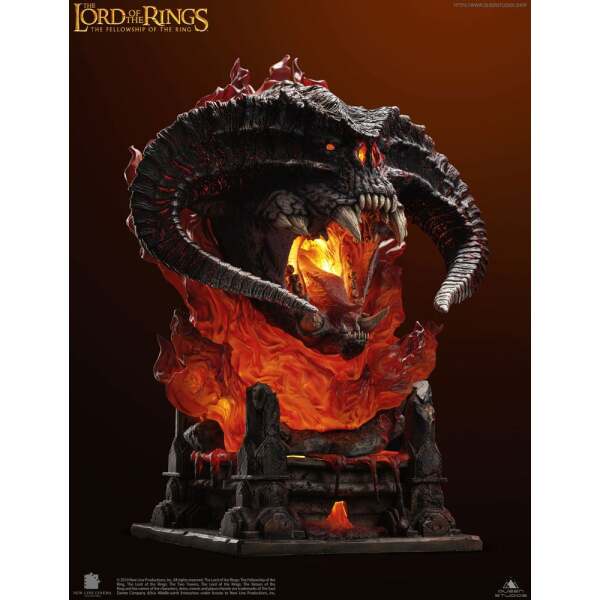 Busto Balrog Cinta Edition El Señor de los Anillos 61cm Queen Studios - Collector4U.com