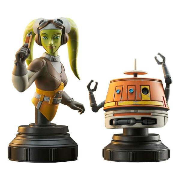 Bustos Hera & Chopper Star Wars Rebels Pack de 2 15 cm Gentle Giant - Collector4U.com