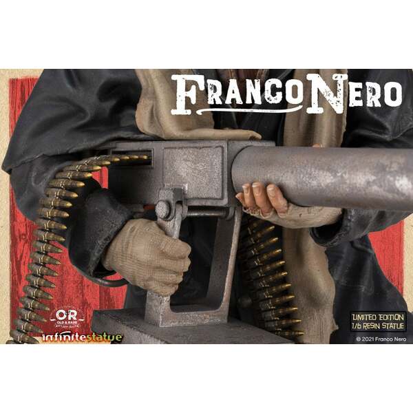 Estatua Franco Nero Django (1966) Old & Rare 30cm Infinite Statue - Collector4U.com