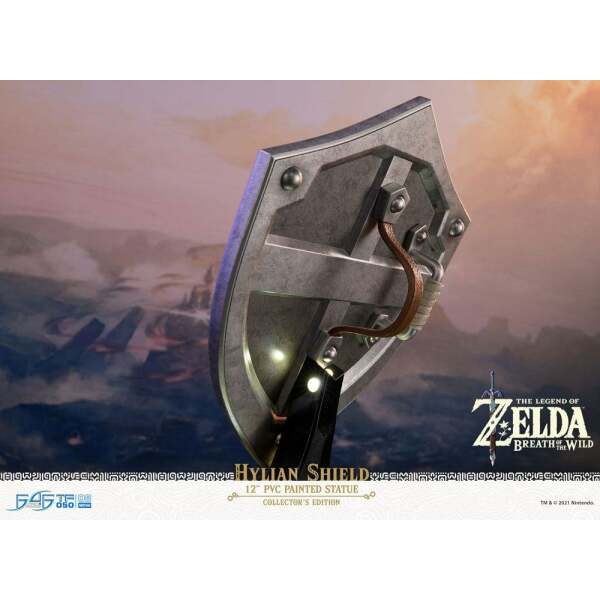 Estatua Hylian Shield The Legend of Zelda Breath of the Wild PVC Collector's Edition 29 cm First 4 Figures - Collector4U.com