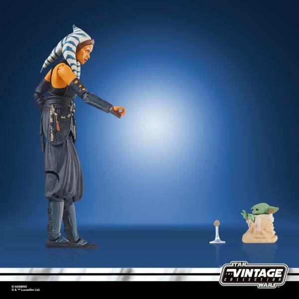 Figura Ahsoka Tano & Grogu Star Wars: The Mandalorian Vintage Collection 2022 10 cm Hasbro - Collector4U.com