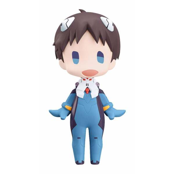 Figura Shinji Ikari Rebuild of Evangelion HELLO! 10cm GSC - Collector4U.com