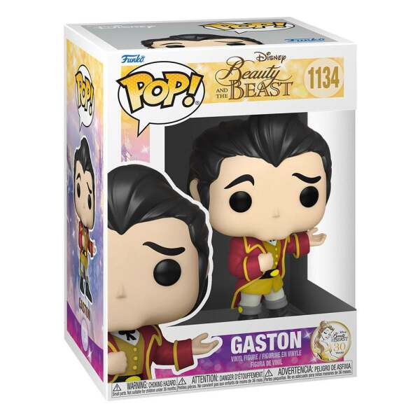 Funko Gaston La bella y la bestia Figura POP! Movies Vinyl Formal 9 cm - Collector4U.com