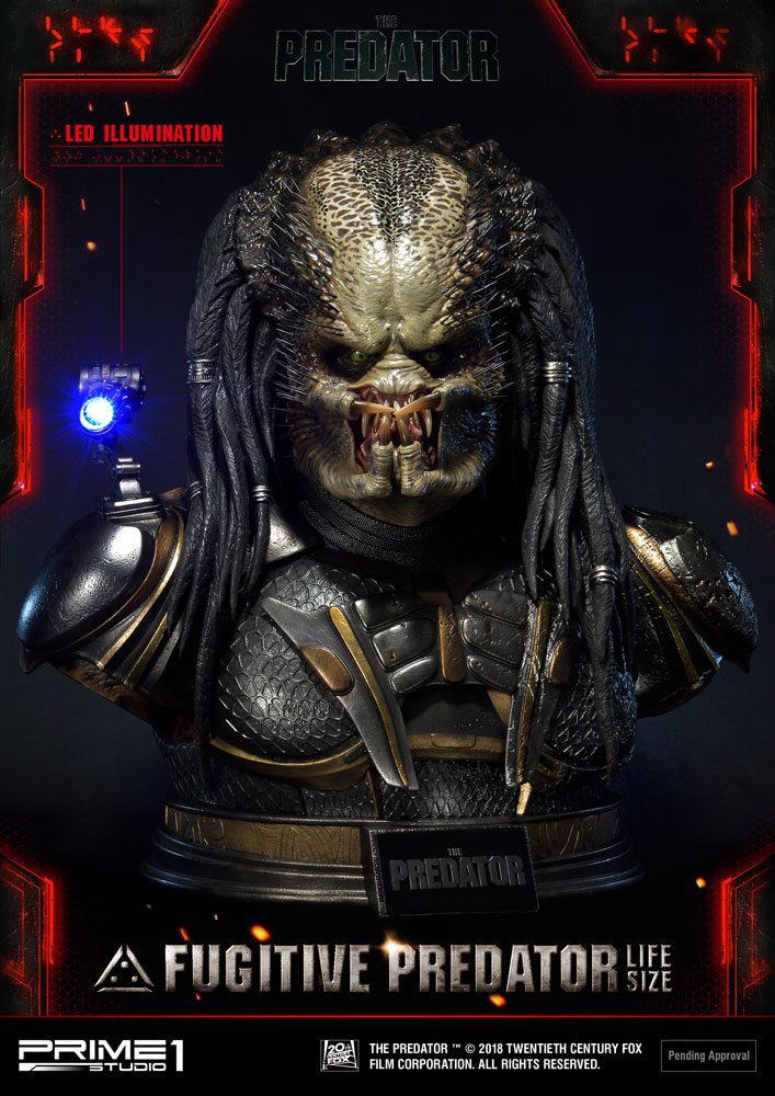 Busto Fugitive Predator 2018 1/1 76 cm Prime 1 Studio