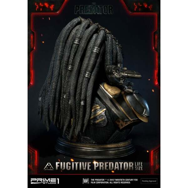 Busto Fugitive Predator 2018 1/1 76 cm Prime 1 Studio - Collector4U.com