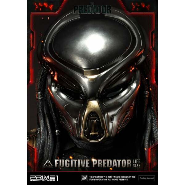 Busto Fugitive Predator 2018 1/1 76 cm Prime 1 Studio - Collector4U.com