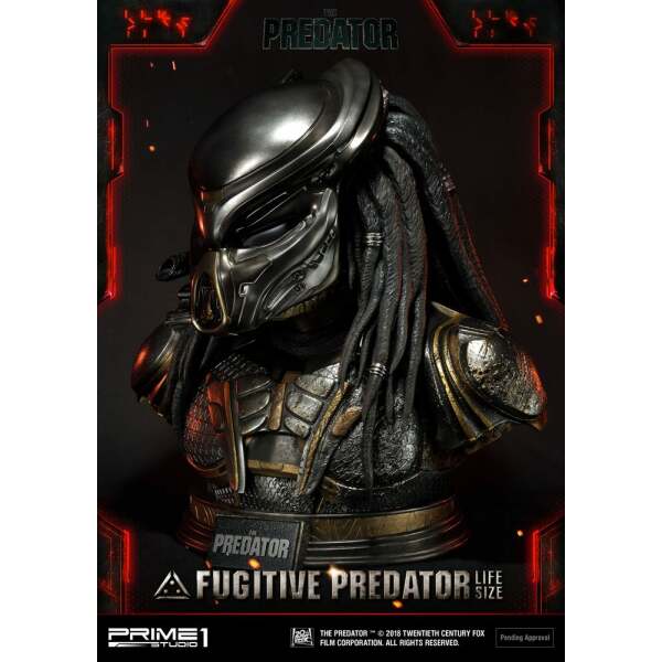 Busto Fugitive Predator 2018 1/1 76 cm Prime 1 Studio - Collector4U.com