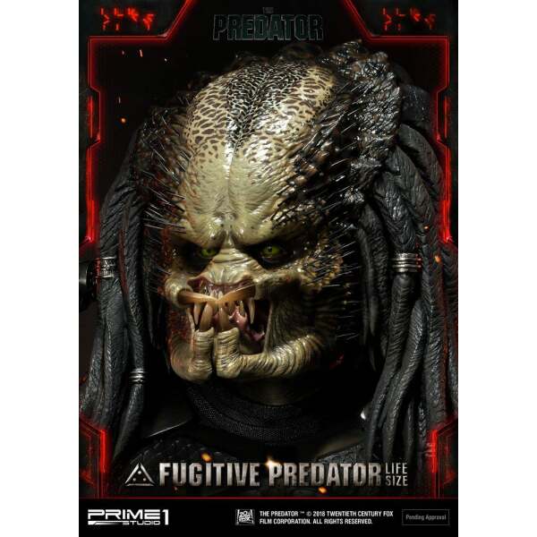 Busto Fugitive Predator 2018 1/1 76 cm Prime 1 Studio - Collector4U.com