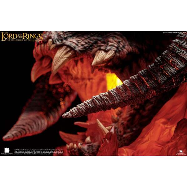 Busto Balrog Polda El Señor de los Anillos 1/1 Edition Version II (Flames & Base) 164 cm - Collector4U.com