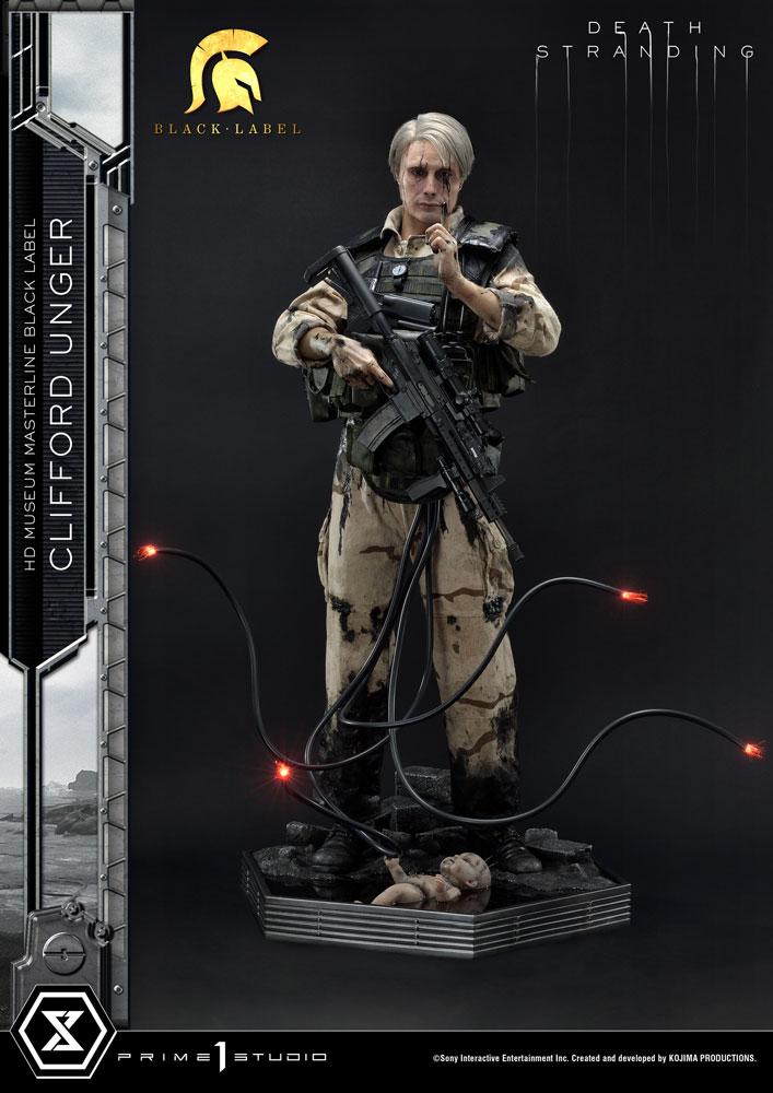 Estatua Clifford Unger Black Label Death Stranding 1/2 103 cm