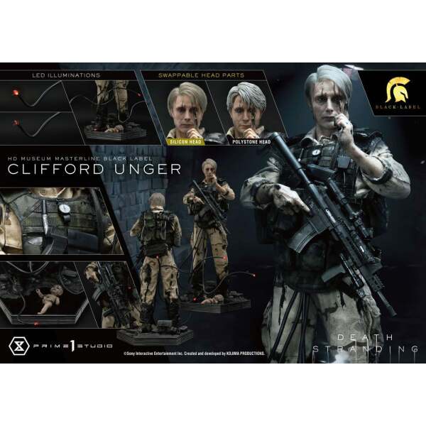 Estatua Clifford Unger Black Label Death Stranding 1/2 103 cm - Collector4U.com