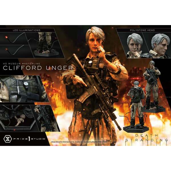 Estatua Clifford Unger Death Stranding 1/2 103 cm - Collector4U.com