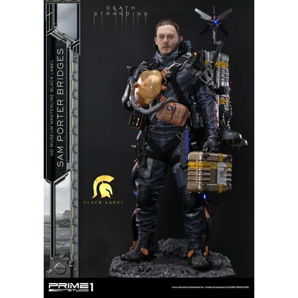 Estatua Sam Porter Bridges Black Label Death Stranding 1/2 106 cm - Collector4U.com