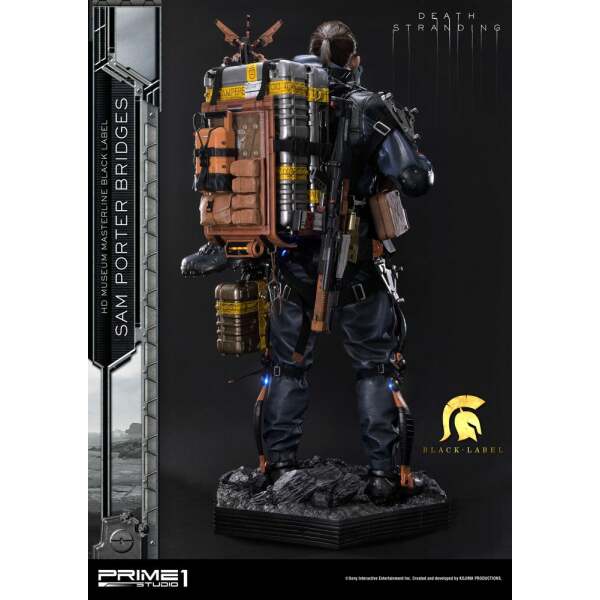 Estatua Sam Porter Bridges Black Label Death Stranding 1/2 106 cm - Collector4U.com