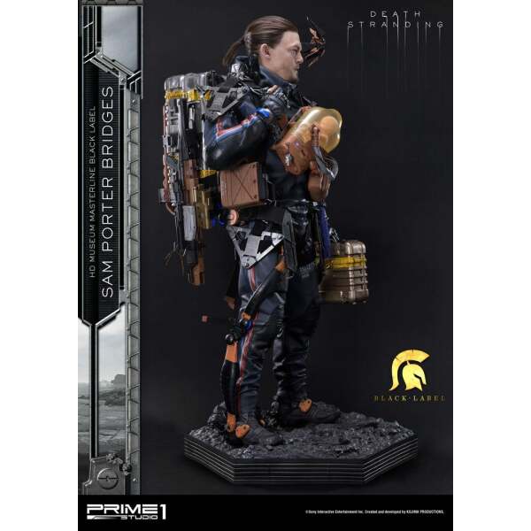 Estatua Sam Porter Bridges Black Label Death Stranding 1/2 106 cm - Collector4U.com