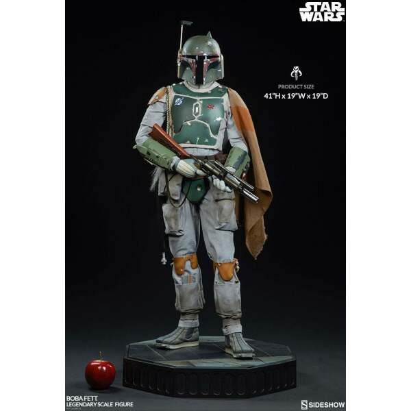 Star Wars Estatua Legendary Scale 1/2 Boba Fett 104 cm - Collector4U.com