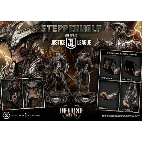 Estatua Museum Masterline Steppenwolf Deluxe Bonus Version Zack Snyder's Justice League 1/3 102 cm - Collector4U.com