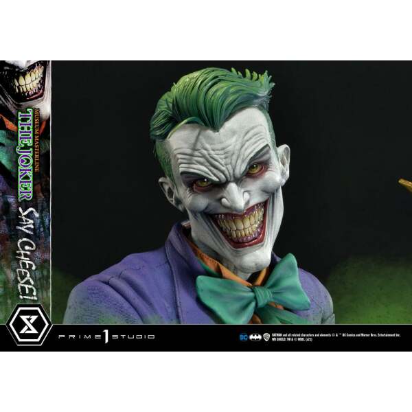 Estatua The Joker Say Cheese DC Comics 1/3 99 cm - Collector4U.com