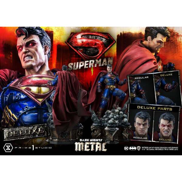 Estatua Superman Deluxe DC Comics 1/3 Bonus Ver. 88 cm - Collector4U.com