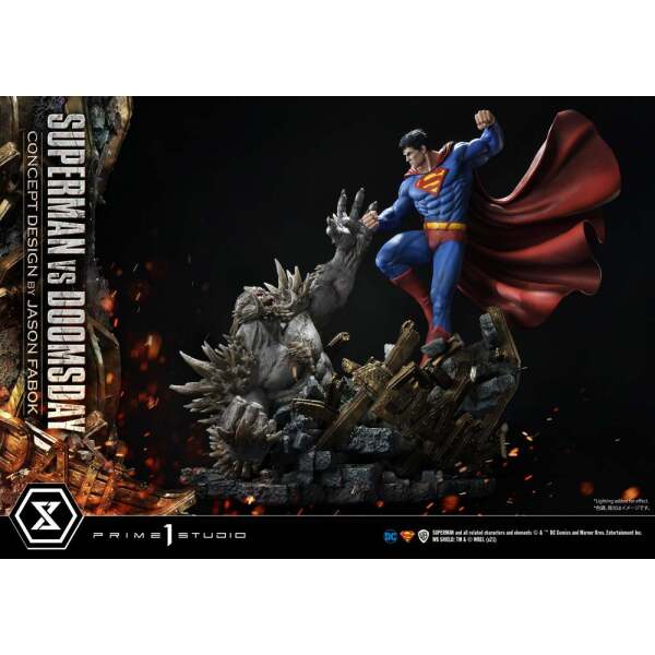 Estatua Superman Vs. Doomsday DC Comics 1/3 by Jason Fabok 95 cm - Collector4U.com