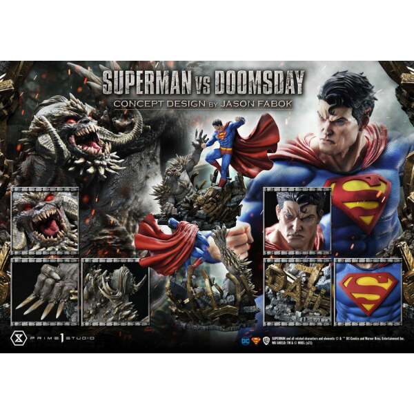 Estatua Superman Vs. Doomsday DC Comics 1/3 by Jason Fabok 95 cm - Collector4U.com