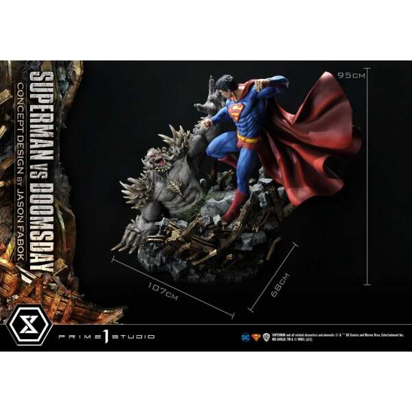 Estatua Superman Vs. Doomsday DC Comics 1/3 by Jason Fabok 95 cm - Collector4U.com