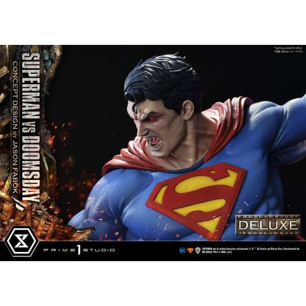 Estatua Superman Vs. Doomsday DC Comics 1/3 by Jason Fabok Deluxe Bonus Version 95 cm - Collector4U.com