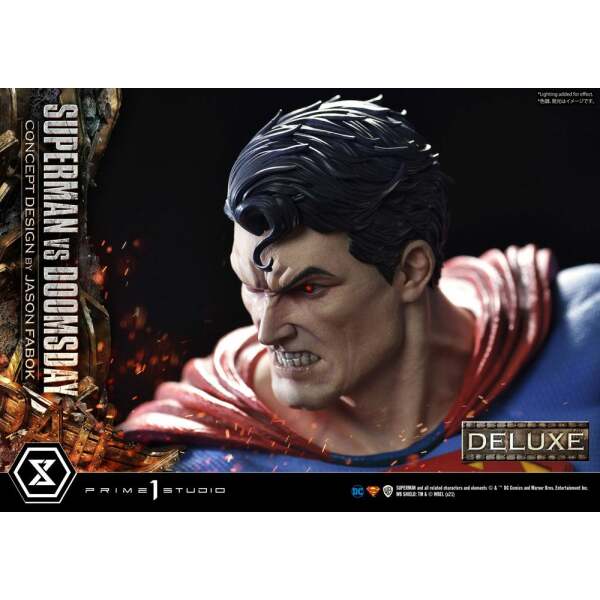 Estatua Superman Vs. Doomsday DC Comics 1/3 by Jason Fabok Deluxe Bonus Version 95 cm - Collector4U.com