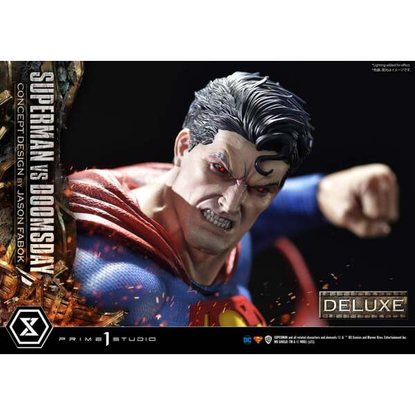 Estatua Superman Vs. Doomsday DC Comics 1/3 by Jason Fabok Deluxe Bonus Version 95 cm - Collector4U.com