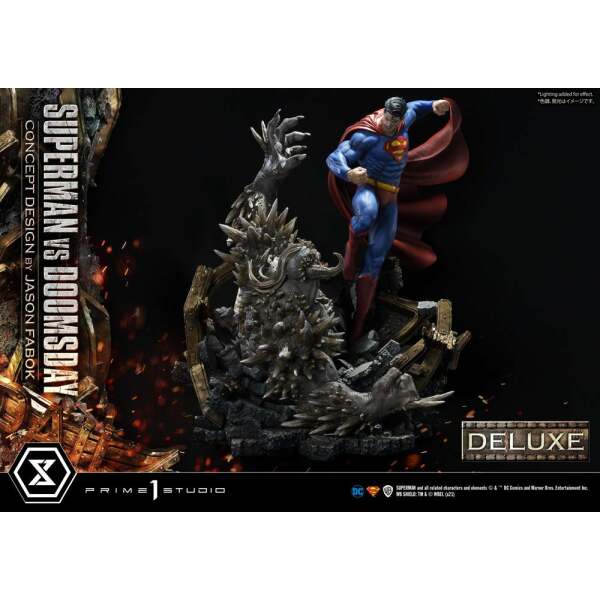 Estatua Superman Vs. Doomsday DC Comics 1/3 by Jason Fabok Deluxe Bonus Version 95 cm - Collector4U.com