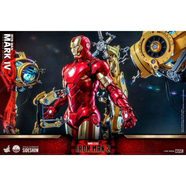 Figura Iron Man Mark IV Iron Man 2 1/4 49 cm Hot Toys - Collector4U.com