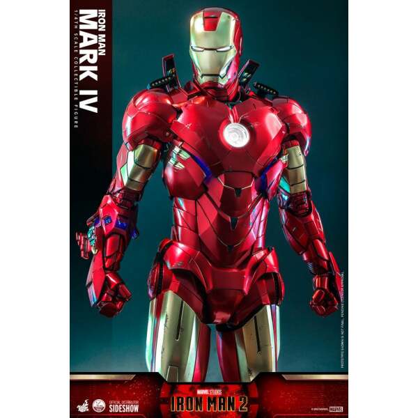 Figura Iron Man Mark IV Iron Man 2 1/4 49 cm Hot Toys - Collector4U.com