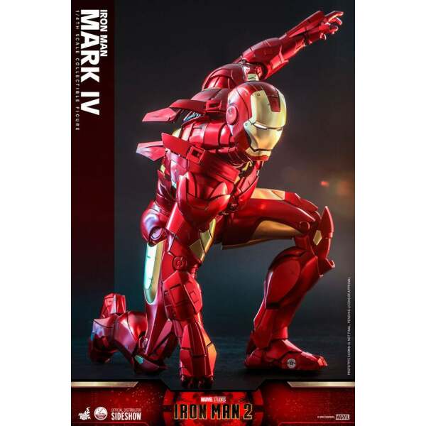 Figura Iron Man Mark IV Iron Man 2 1/4 49 cm Hot Toys - Collector4U.com