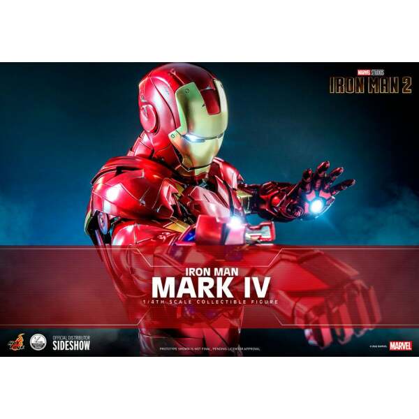 Figura Iron Man Mark IV Iron Man 2 1/4 49 cm Hot Toys - Collector4U.com