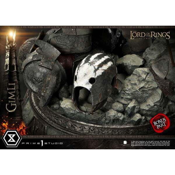 Estatua Gimli Bonus Version El Señor de los Anillos: las dos torres 1/4  56 cm Prime 1 Studio - Collector4U.com