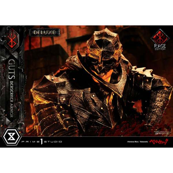 Estatua Guts Berserker Armor Berserk 1/4 Rage Edition Deluxe Version 67 cm - Collector4U.com