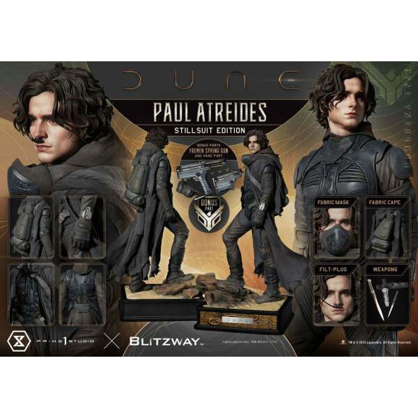 Estatua Paul Atreides Dune 1/4 Stillsuit Edition Bonus Version 53 cm Prime 1 Studio - Collector4U.com