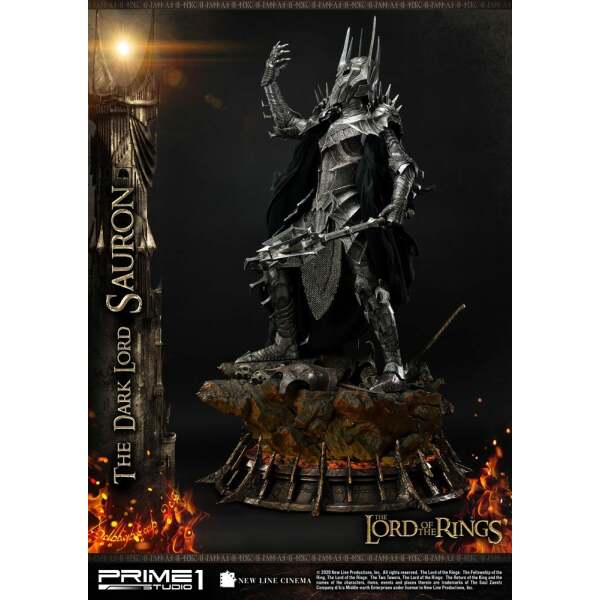 Estatua 1/4 The Dark Lord Sauron El Señor de los Anillos Exclusive Version 109 cm - Collector4U.com