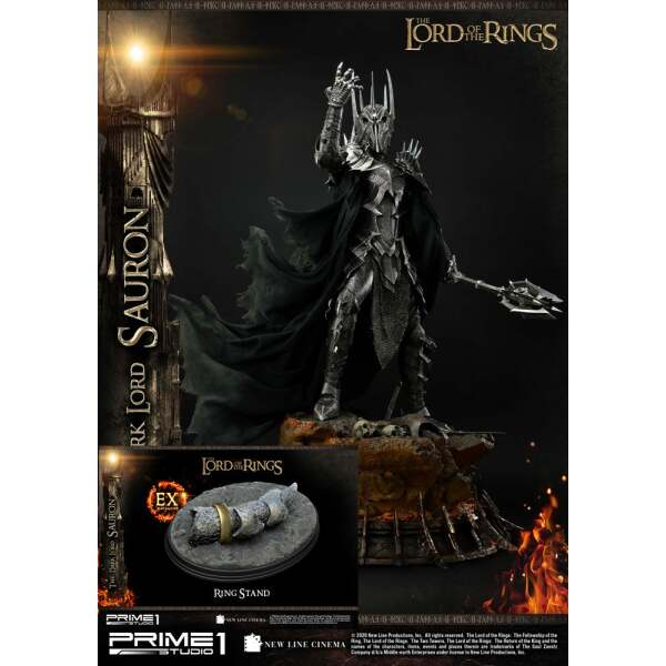 Estatua 1/4 The Dark Lord Sauron El Señor de los Anillos Exclusive Version 109 cm - Collector4U.com