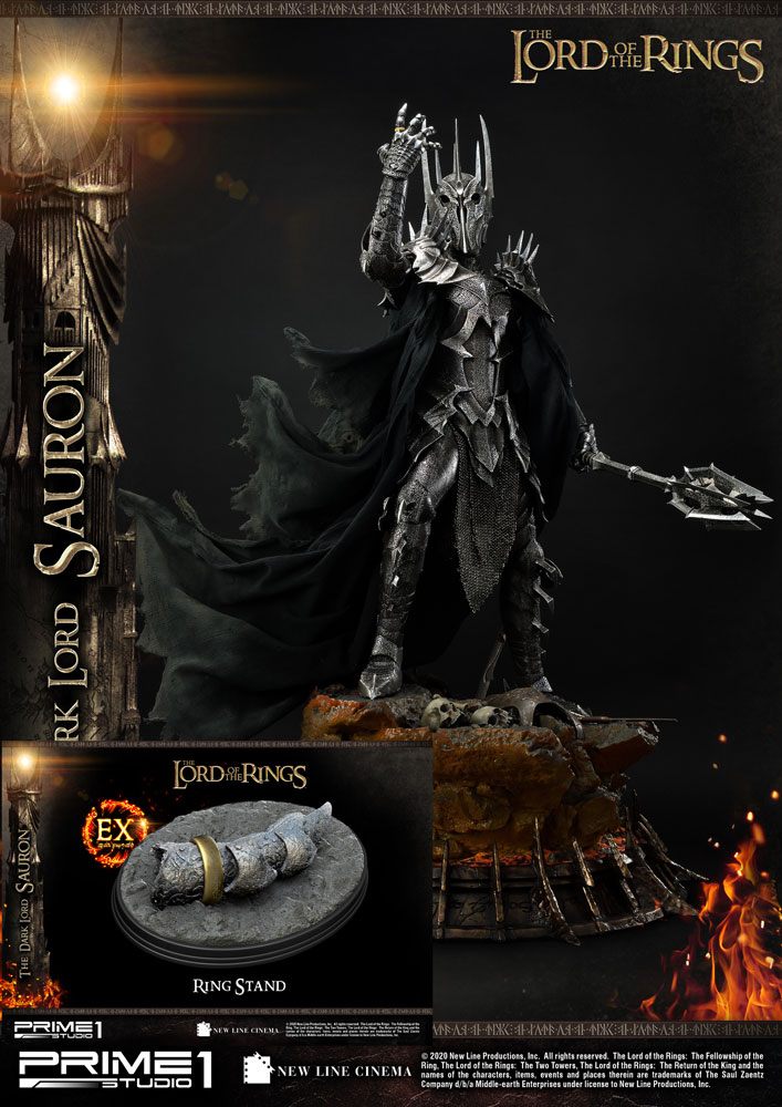 Estatua 1/4 The Dark Lord Sauron El Señor de los Anillos Exclusive Version 109 cm