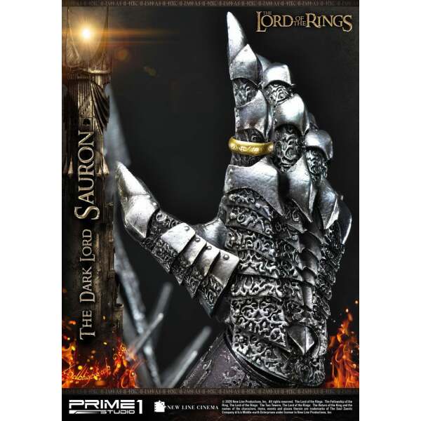 Estatua 1/4 The Dark Lord Sauron El Señor de los Anillos Exclusive Version 109 cm - Collector4U.com