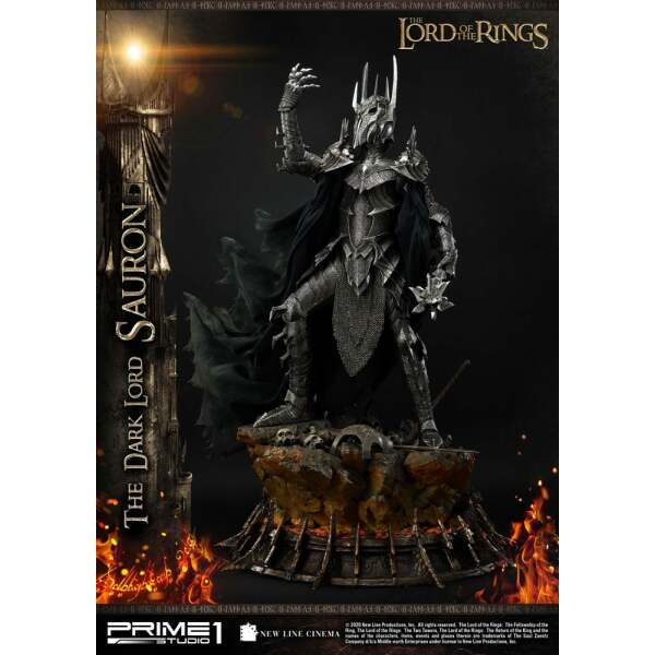 Estatua 1 4 The Dark Lord Sauron El Senor De Los Anillos Exclusive Version 109 Cm 2