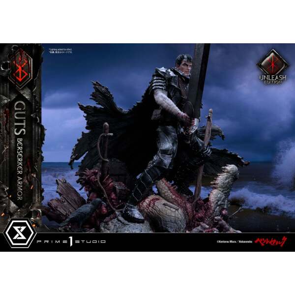 Estatua Guts Berserker Armor Berserk 1/4 Unleash Edition Deluxe Version 91 cm - Collector4U.com