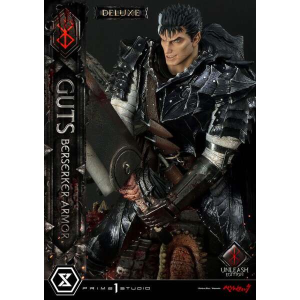 Estatua Guts Berserker Armor Berserk 1/4 Unleash Edition Deluxe Version 91 cm - Collector4U.com