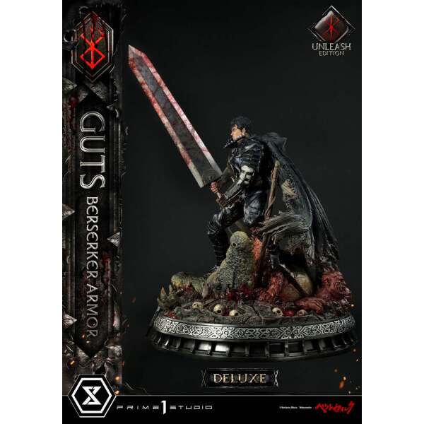 Estatua Guts Berserker Armor Berserk 1/4 Unleash Edition Deluxe Version 91 cm - Collector4U.com