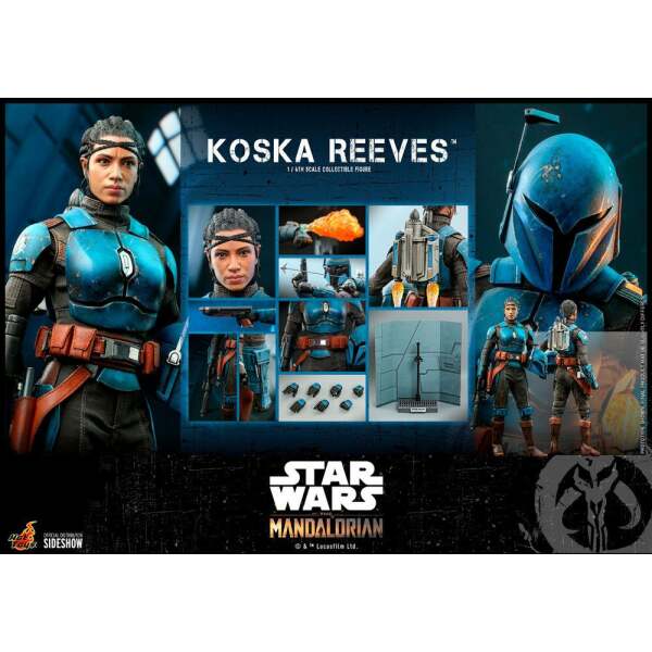 Figura Koska Reeves Star Wars The Mandalorian 1/6 28cm Hot Toys - Collector4U.com