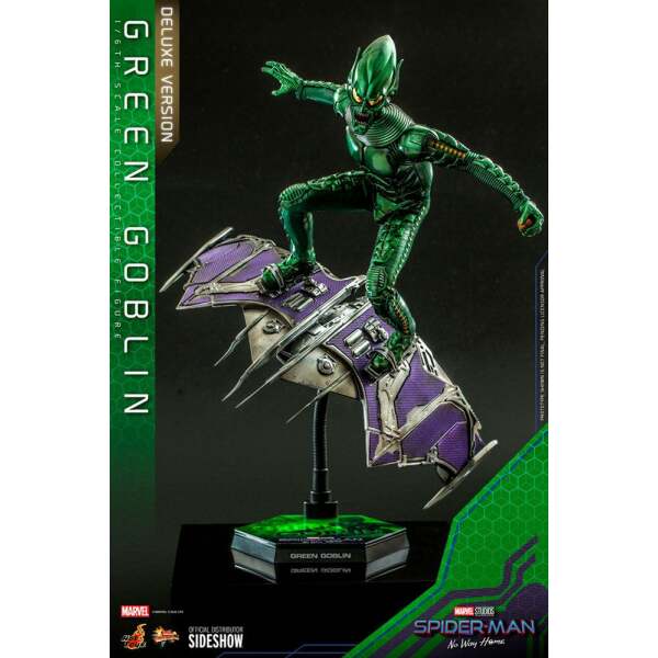 Figura Green Goblin Spider-Man: No Way Home Movie Masterpiece 1/6 (Deluxe Version) 30 cm Hot Toys - Collector4U.com