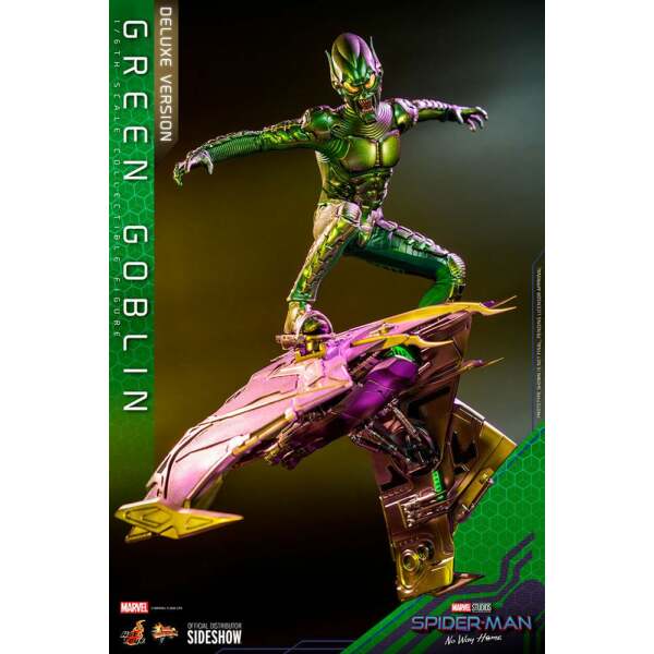 Figura Green Goblin Spider-Man: No Way Home Movie Masterpiece 1/6 (Deluxe Version) 30 cm Hot Toys - Collector4U.com