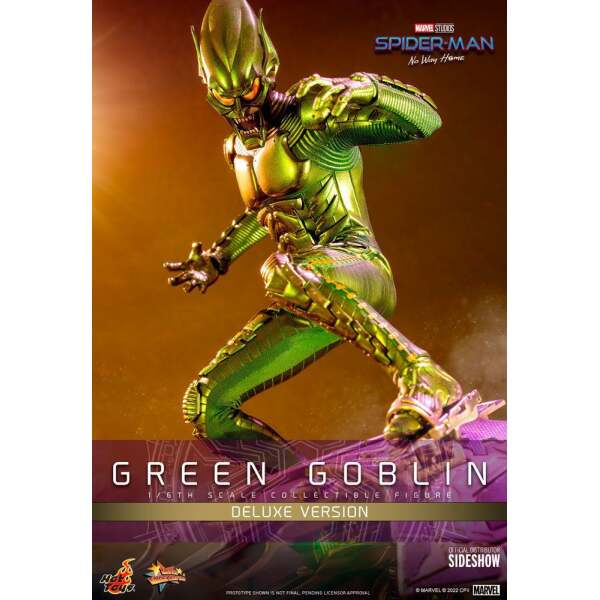 Figura Green Goblin Spider-Man: No Way Home Movie Masterpiece 1/6 (Deluxe Version) 30 cm Hot Toys - Collector4U.com