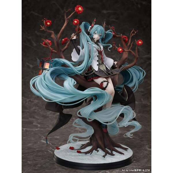 Estatua Hatsune Miku Vocaloid PVC 1/7 2022 Chinese New Year Ver. 30 cm  Furyu - Collector4U.com